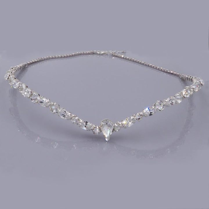 Crystal Bridal Forehead Chain Jewelry Women Wedding Headdress Hair Accessories