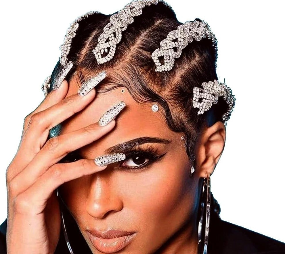 Rhinestone Dreadlocks Crystal Hair Accessories Hair Clip DIY Claw Clamp Women Jewelry