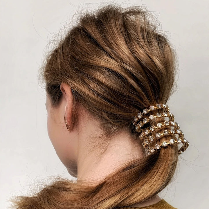 Boho Rhinestone Multi Layer Headband Jewelry for Women Crystal Hair Jewelry Hair Accessories